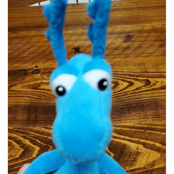 Stuffy Proud Dragon Plush Disney Doc McStuffins Blue Orange Spots Stuffed Small - Picture 8 of 9